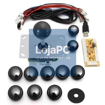 JOYSTICK P/ MÁQUINAS JOGOS ARCADE C/ USB