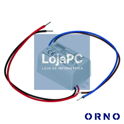Fonte de Alimentação Fixa 0.5A 6W 12V ORNO