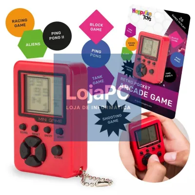 Consola de Jogos Compacta C/ 26 Jogos HAPPYFUN