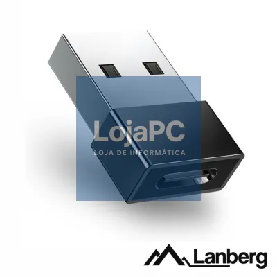 Adaptador USB-A Macho / Type-C Fêmea LANBERG