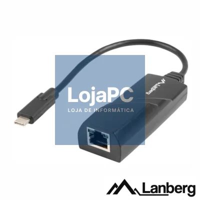 Cabo Adaptador USB-C 3.1/ RJ45 1GB LANBERG