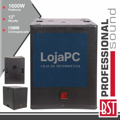 GRAVE SUBWOOFER PASSIVO PRO 12" 1600W 15MM MDF BST