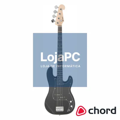Baixo Elétrico Pickup Split Coil Humbucker Preto CHORD