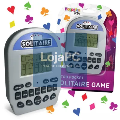 Consola de Jogos Compacta C/ Jogo Solitário HAPPYFUN