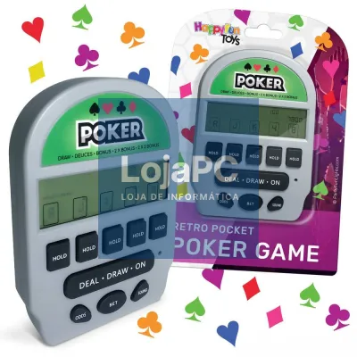 Consola de Jogos Compacta C/ Jogo Poker HAPPYFUN
