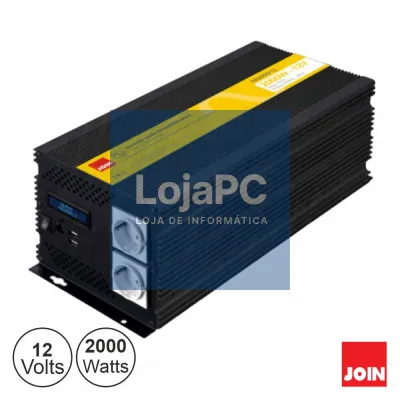 Conversor 12V-230V 2000W Onda Pura