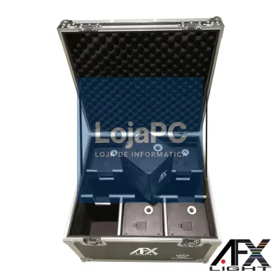 CONJUNTO 6 MÁQUINAS DE FAÍSCAS P/ PALCO 380W DMX C/ MALA AFX