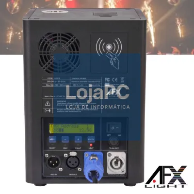 MÁQUINA DE FAÍSCAS P/ PALCO 380W DMX AFX