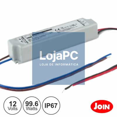 FONTE DE ALIMENTAÇÃO ESTANQUE 12V 8.3A 100W IP67 JOIN