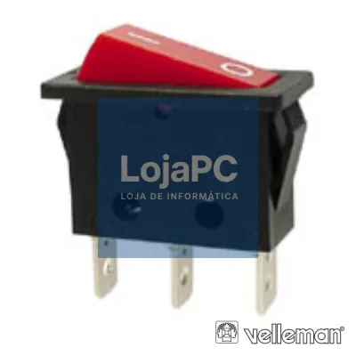 INTERRUPTOR BASCULANTE C/ LUZ 10A-250V SPST ON-OFF VELLEMAN