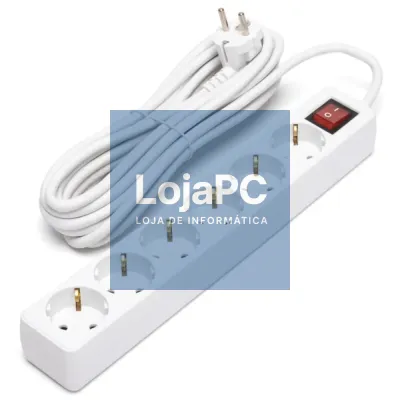TOMADA ELÉTRICA C/ 6 SAÍDAS INTERRUPTOR 5M