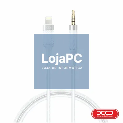 Cabo Lightning Macho P/ Jack 3.5mm Macho 1m Branco XO