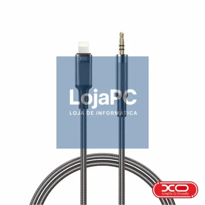 Cabo Lightning Macho P/ Jack 3.5mm Macho 1m Preto XO