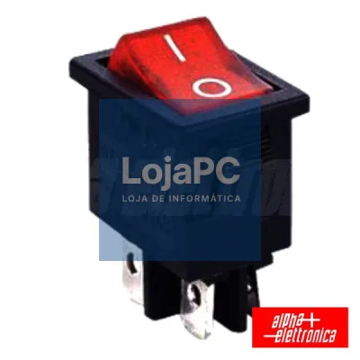 INTERRUPTOR BASCULANTE 6A-250V DPST ON-OFF