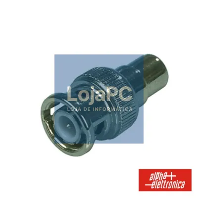 FICHA ADAPTADORA BNC MACHO / RCA FEMEA