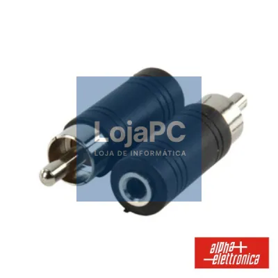 FICHA ADAPTADORA JACK 3.5MM FÊMEA MN / RCA MACHO