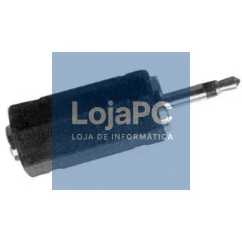 FICHA JACK MACHO MONO 2.5MM P/ JACK FÊMEA 3.5MM MONO