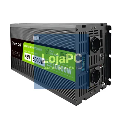 Conversor 48V-230V 5000W Onda Pura C/ LCD GREEN CELL