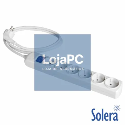 Tomada Elétrica C/ 6 Saídas Interruptor 1.5M SOLERA