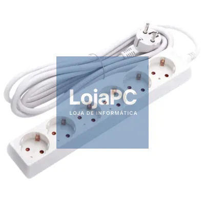 Extensão Elétrica 6x Schuko 3G1,5mm² 1.5m