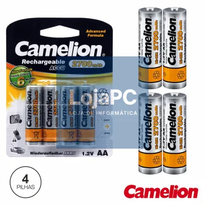 BATERIA NI-MH AA 1.2V 2700MA 4X BLISTER CAMELION