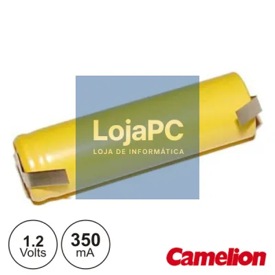 BATERIA NI-CD AAA 1.2V 350MA C/ PATILHAS CAMELION