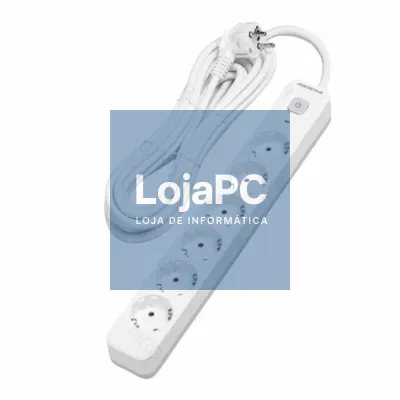 Tomada Elétrica C/ 6 Saídas C/ Interruptor 5m