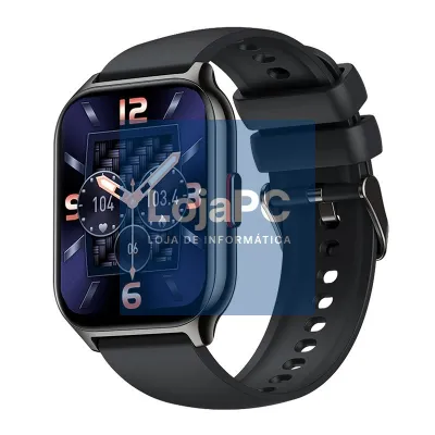 Smartwatch COOL Nova Silicone Black (Calls, Health, Sport)