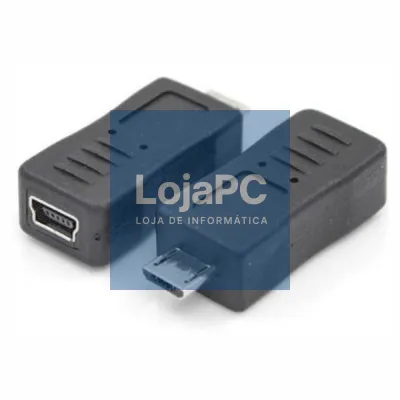 FICHA ADAPTADORA MICRO USB MACHO / MINI USB FÊMEA