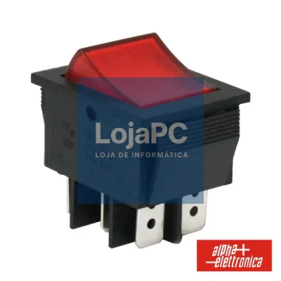 COMUTADOR MINIATURA 15A-250V DPDT ON-ON