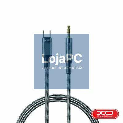 Cabo USB-C Macho P/ Jack 3.5mm Macho 1m Preto XO
