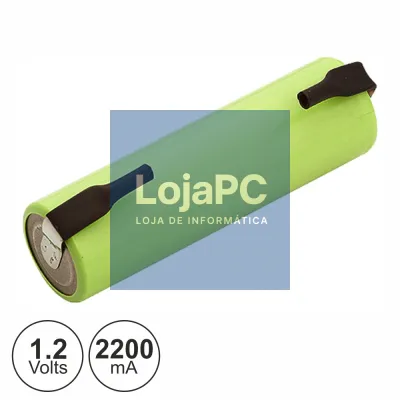 BATERIA NI-MH AA 1.2V 2200MA C/ PATILHAS