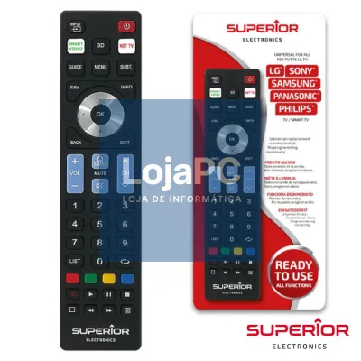 TELECOMANDO UNIVERSAL P/ SAMSUNG LG SONY PHILIPS PANASONIC