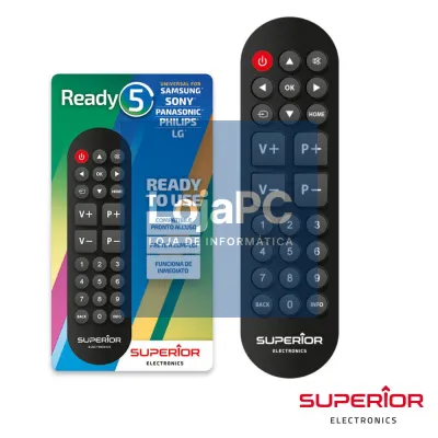 Comando TV Universal P/ SAMSUNG Lg Sony Philips SUPERIOR