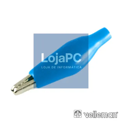 PINÇA CROCODILO 27MM ISOLADA AZUL