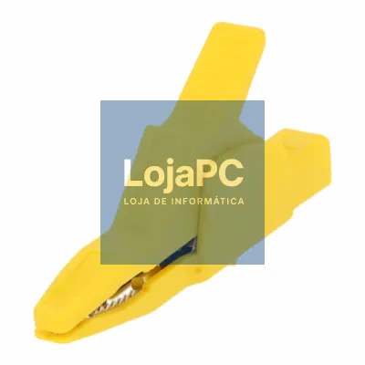 Pinça Crocodilo Amarela 34A 30mm