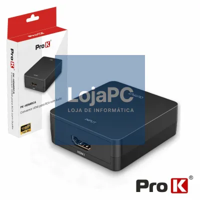 CONVERSOR HDMI -> COMPOSTO + AUDIO PROK