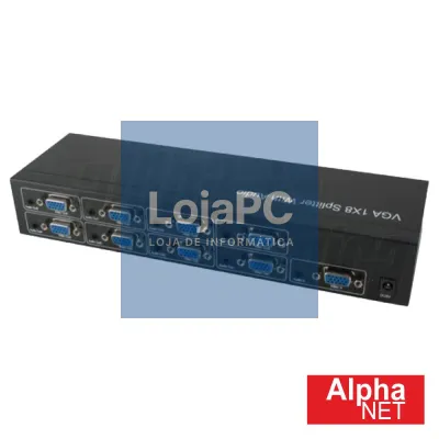 DISTRIBUIDOR AMPLIFICADO VGA 1 ENTRADA 8 SAÍDAS