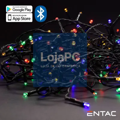 Grinalda 120 LEDS Multicor APP Bluetooth 220V 9mt