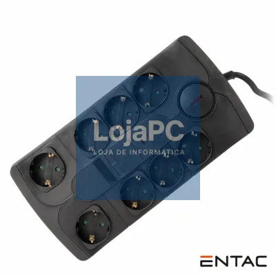 Extensão Elétrica 6x Schuko C/ Proteção 1.5m ENTAC
