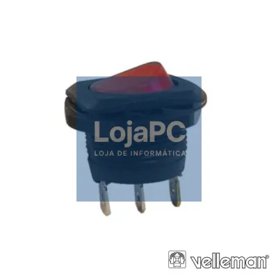 INTERRUPTOR BASCULANTE C/ LUZ 5A-250V SPST ON-OFF VELLEMAN