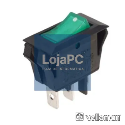 INTERRUPTOR BASCULANTE C/ LUZ 10A-250V SPST ON-OFF VELLEMAN