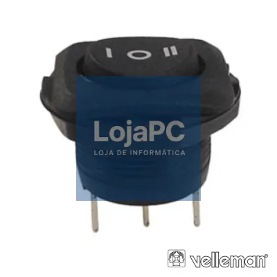 INTERRUPTOR BASCULANTE 5A-250V SPDT ON-OFF-ON VELLEMAN