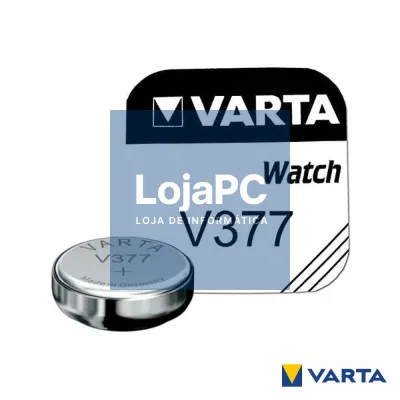 Pilha Alcalina Botão V377/SR626SW/AG4/SR66 1.5V Ag2O VARTA