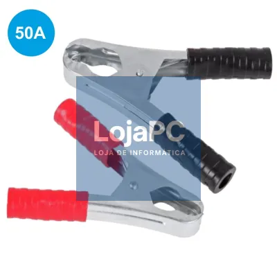 CONJUNTO 2 PINÇAS CROCODILO ISOLADAS 50A