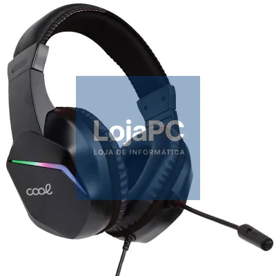 Stereo Gaming Headphones COOL Vista RGB Lighting + Adapt. 3.5mm audio included