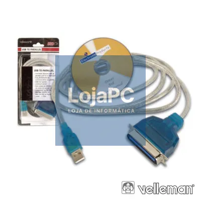 CABO ADAPTADOR USB / PORTA PARALELA CENTRONIC 1.2M VELLEMAN