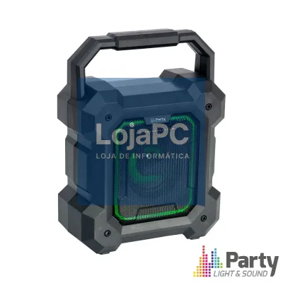 COLUNA AMPLIFICADA PORTÁTIL 3" COM EFEITOS LED PARTY