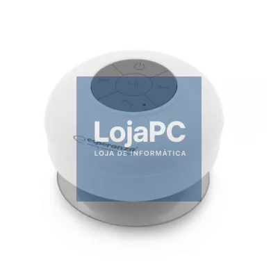 Coluna Bluetooth Portátil C/ Ventosa 3W Branco IPX4