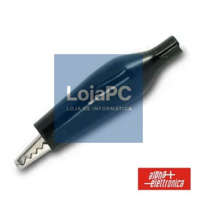 PINÇA CROCODILO 58MM ISOLADA PRETA